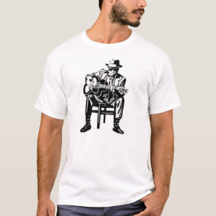 Musikmann-Blues-Gitarrent-shirt T-Shirt