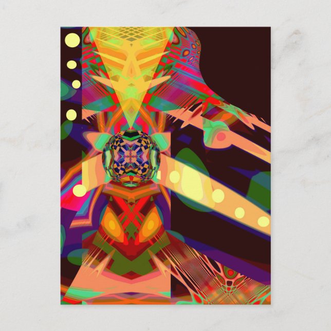 Musikmaschine Postkarte (Vorderseite)