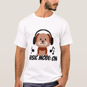 Musikmodus EIN � Chill Dog Cartoon Vibes T-Shirt