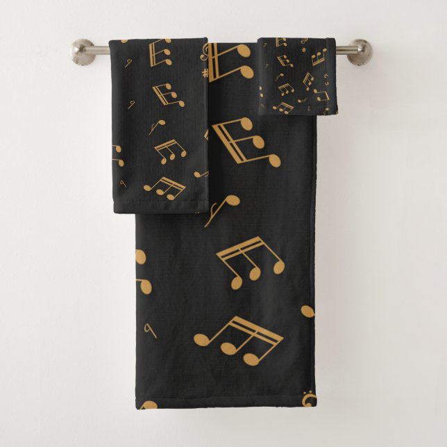 Musikmuster Badhandtuch Set (Insitu)