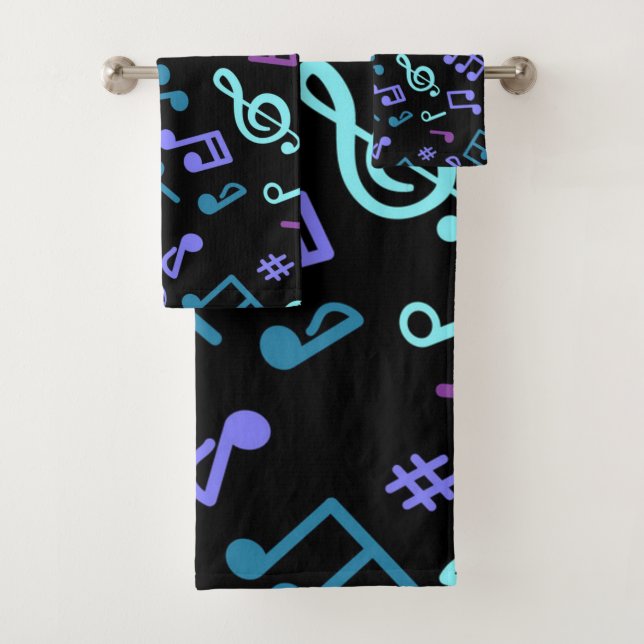 Musikmuster Badhandtuch Set (Insitu)