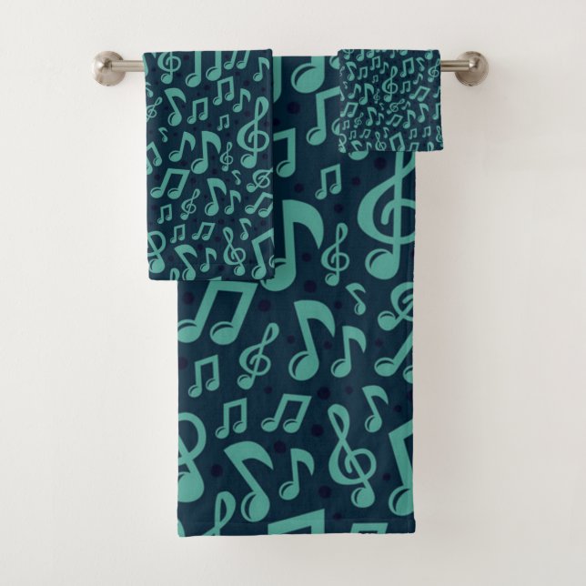 Musikmuster Badhandtuch Set (Insitu)