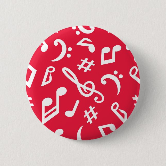 Musikmuster Button (Vorderseite)