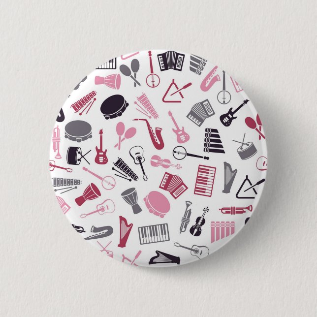 Musikmuster Button (Vorderseite)