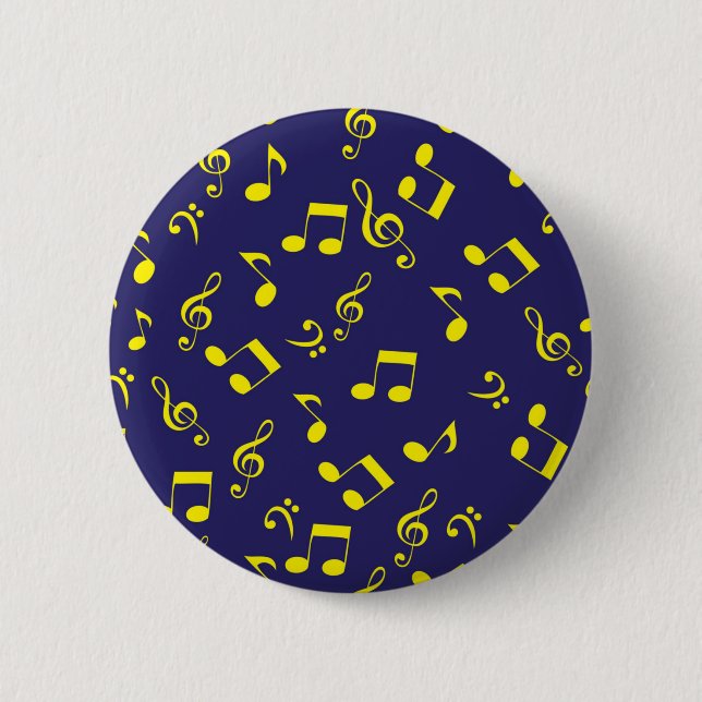 Musikmuster Button (Vorderseite)