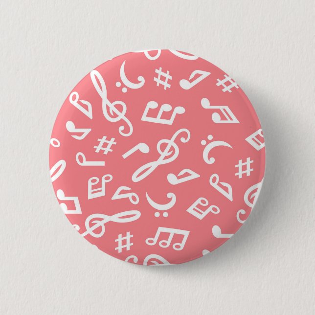 Musikmuster Button (Vorderseite)