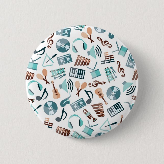 Musikmuster Button (Vorderseite)