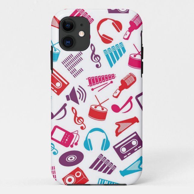 Musikmuster Case-Mate iPhone Hülle (Rückseite)