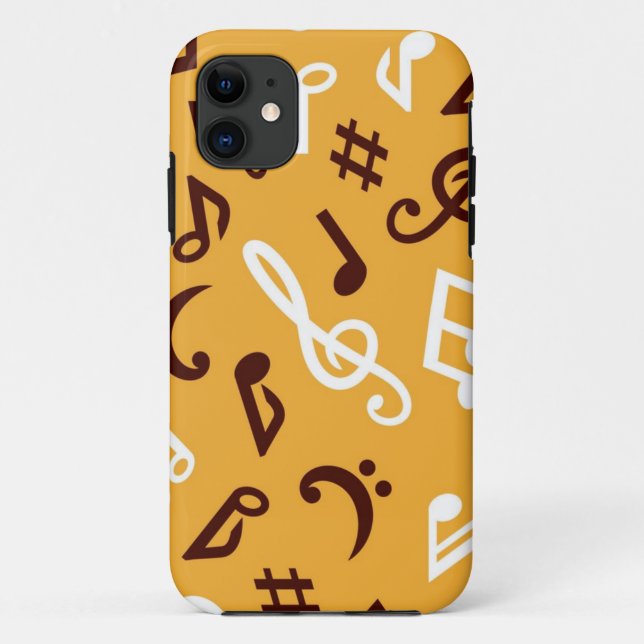Musikmuster Case-Mate iPhone Hülle (Rückseite)
