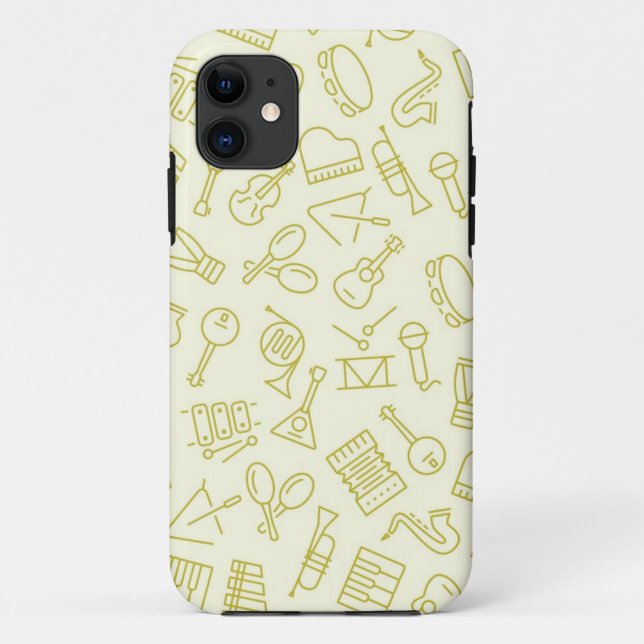 Musikmuster Case-Mate iPhone Hülle (Rückseite)