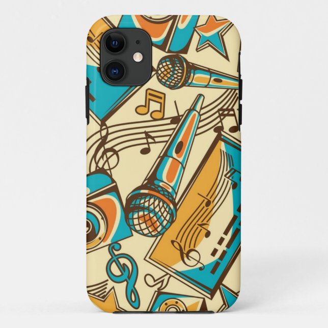 Musikmuster Case-Mate iPhone Hülle (Rückseite)