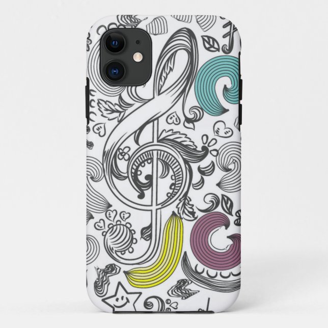 Musikmuster Case-Mate iPhone Hülle (Rückseite)