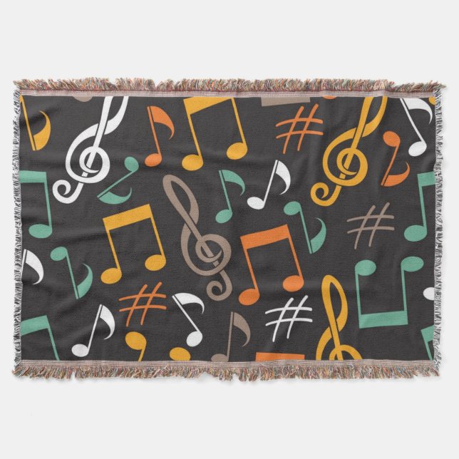 Musikmuster Decke (Vorderseite)