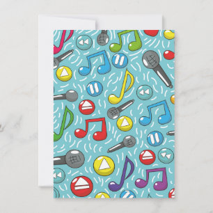 Musikmuster Einladung