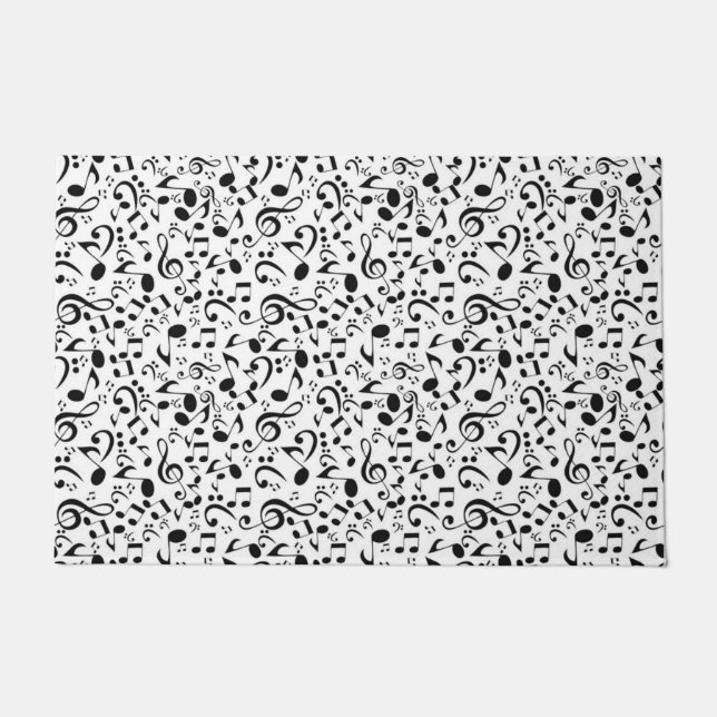 Musikmuster Fußmatte (Vorderseite)