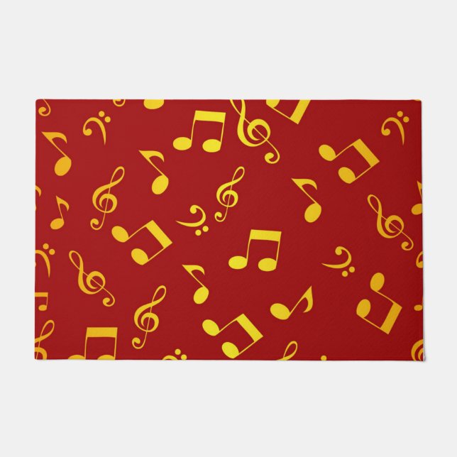 Musikmuster Fußmatte (Vorderseite)