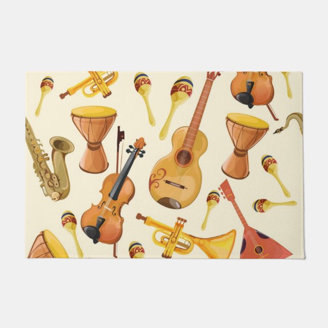 Musikmuster Fußmatte (Vorderseite)