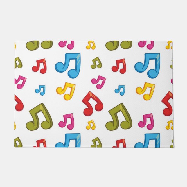 Musikmuster Fußmatte (Vorderseite)