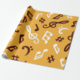 Musikmuster Geschenkpapier