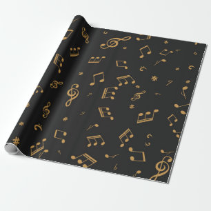 Musikmuster Geschenkpapier