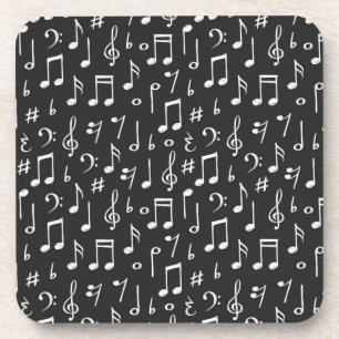 Musikmuster Getränkeuntersetzer