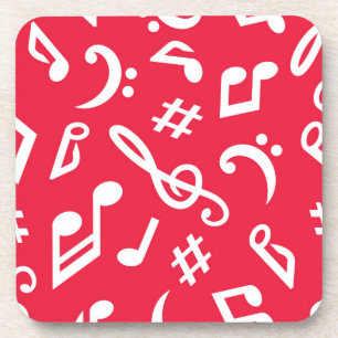 Musikmuster Getränkeuntersetzer