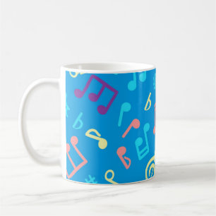 Musikmuster Kaffeetasse