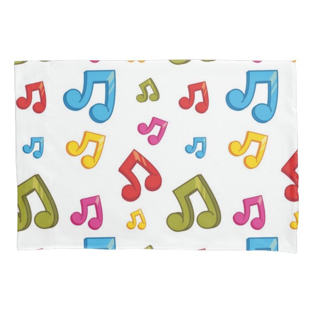 Musikmuster Kissenbezug (Vorderseite)