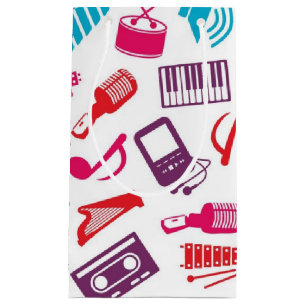 Musikmuster Kleine Geschenktüte