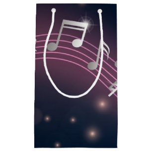 Musikmuster Kleine Geschenktüte