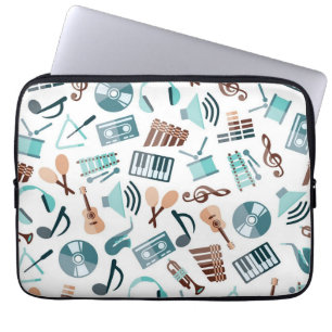 Musikmuster Laptopschutzhülle