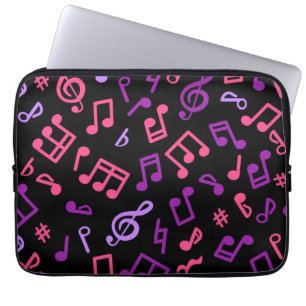 Musikmuster Laptopschutzhülle
