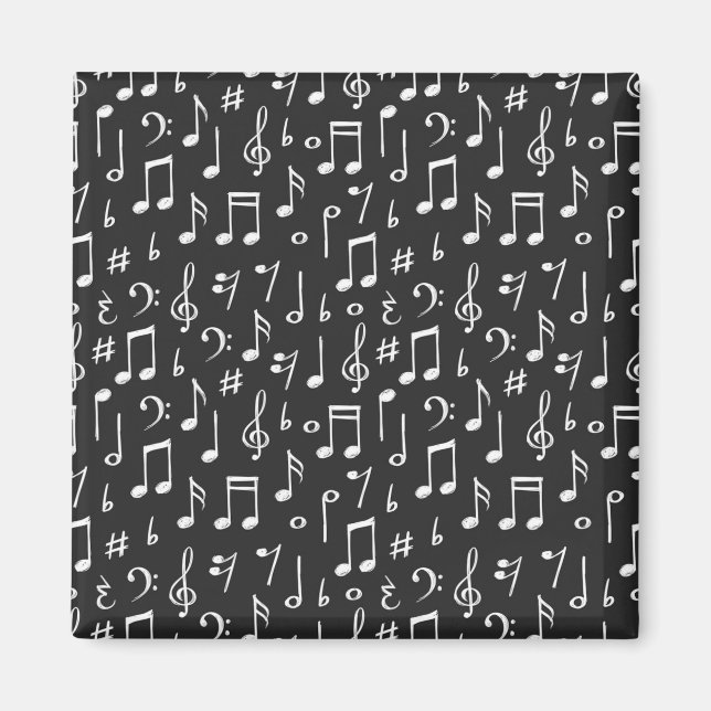 Musikmuster Magnet (Vorne)