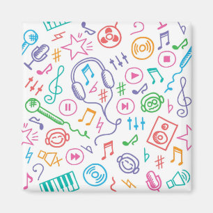 Musikmuster Magnet