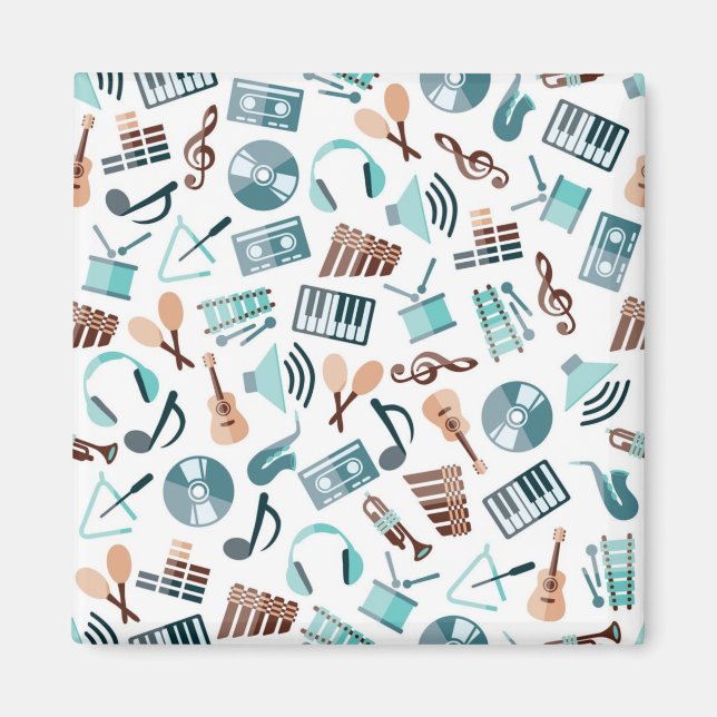 Musikmuster Magnet (Vorne)