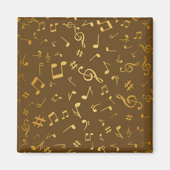 Musikmuster Magnet (Vorne)