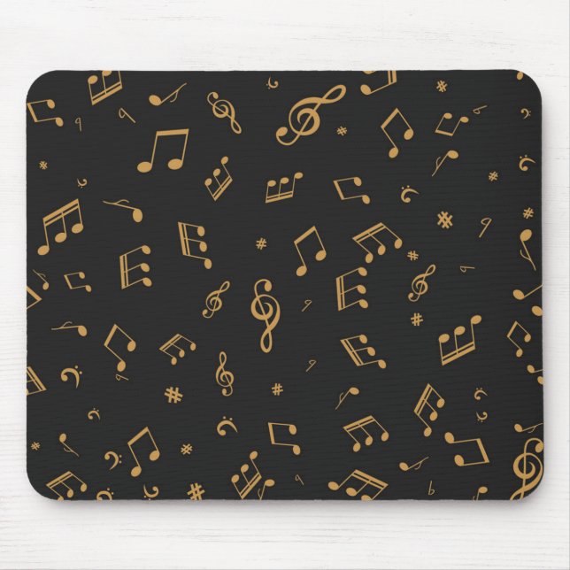 Musikmuster Mousepad (Vorne)