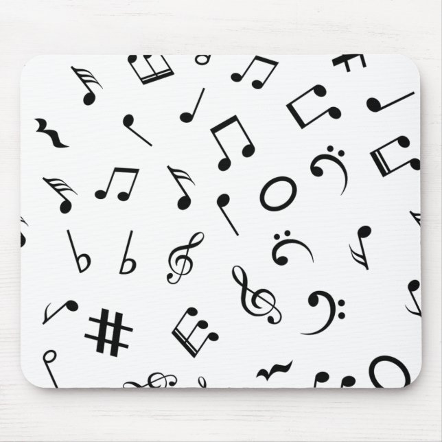 Musikmuster Mousepad (Vorne)