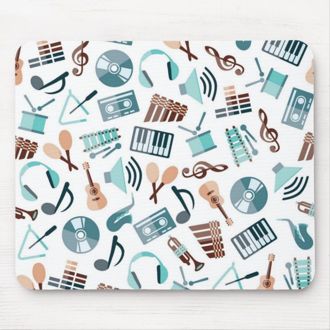 Musikmuster Mousepad (Vorne)