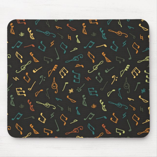 Musikmuster Mousepad (Vorne)