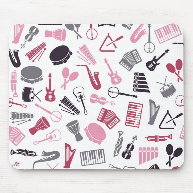 Musikmuster Mousepad (Vorne)