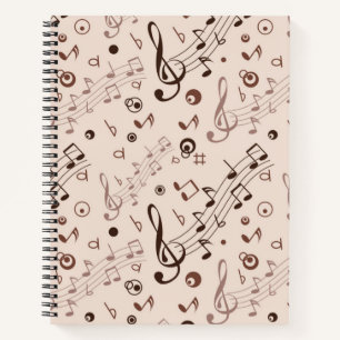 Musikmuster Notizbuch