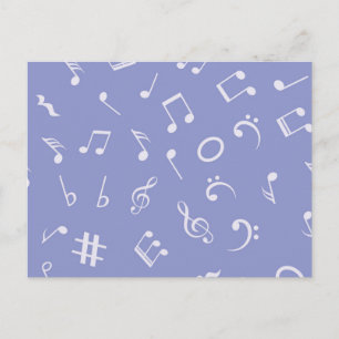 Musikmuster Postkarte