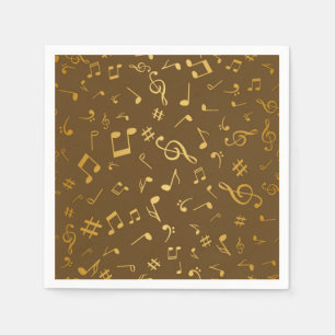 Musikmuster Serviette
