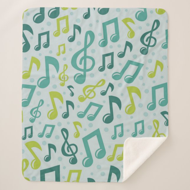 Musikmuster Sherpadecke (Vorderseite)