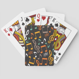 Musikmuster Spielkarten