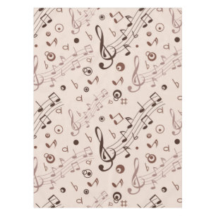 Musikmuster Tischdecke