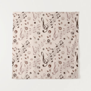 Musikmuster Wandteppich