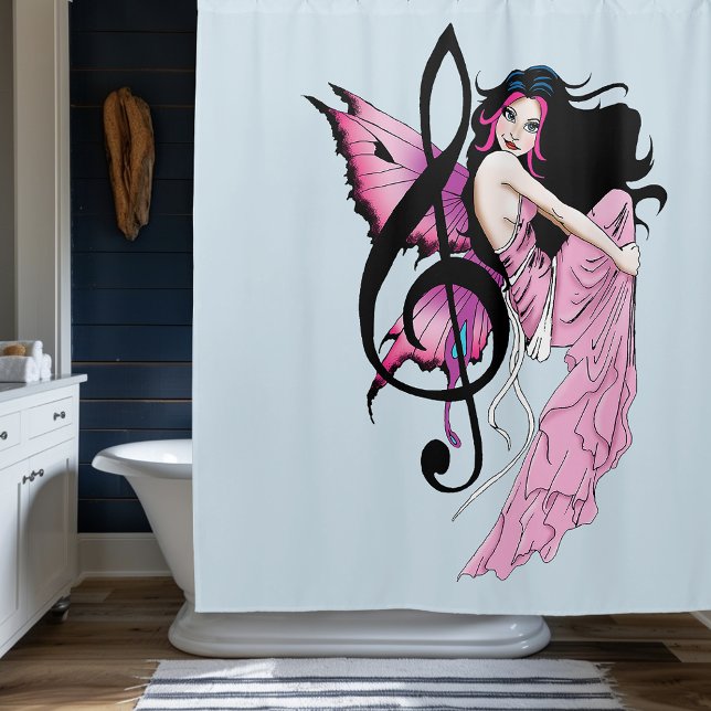 Musiknote Fairy Duschvorhang (Von Creator hochgeladen)