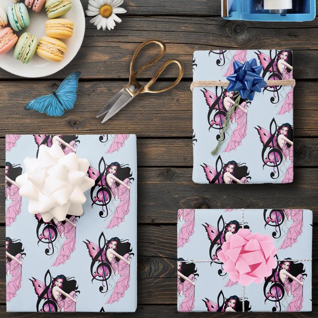 Musiknote Fairy Geschenkpapier Set (Von Creator hochgeladen)